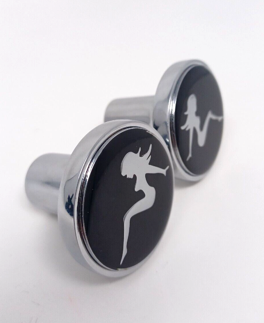 Kenworth KW peterbilt semi truck Air Valve Knobs Set w/ metal chrome