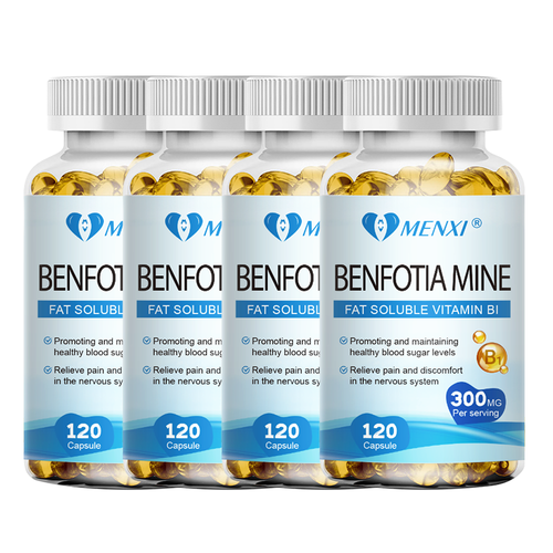 Benfotiamine 300mg Fat Soluble Vitamin B1 120 to 480 Vegetarian Capsules Non-GMO - Picture 12 of 12