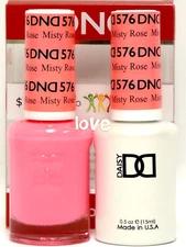 DND Daisy Gel Polish Soak Off 0.5fl.oz LED/UV Duo DND576- Misty Rose