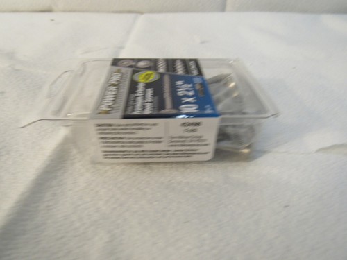 Power Pro Stainless Steel Premium Exterior Wood Screws 10 x 2-1/2" Pack of 30 - Picture 4 of 5