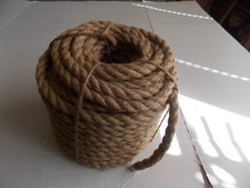 Manila Rope 1/2 Inch x 50 Feet or more 4lbs Twisted Manila Rope