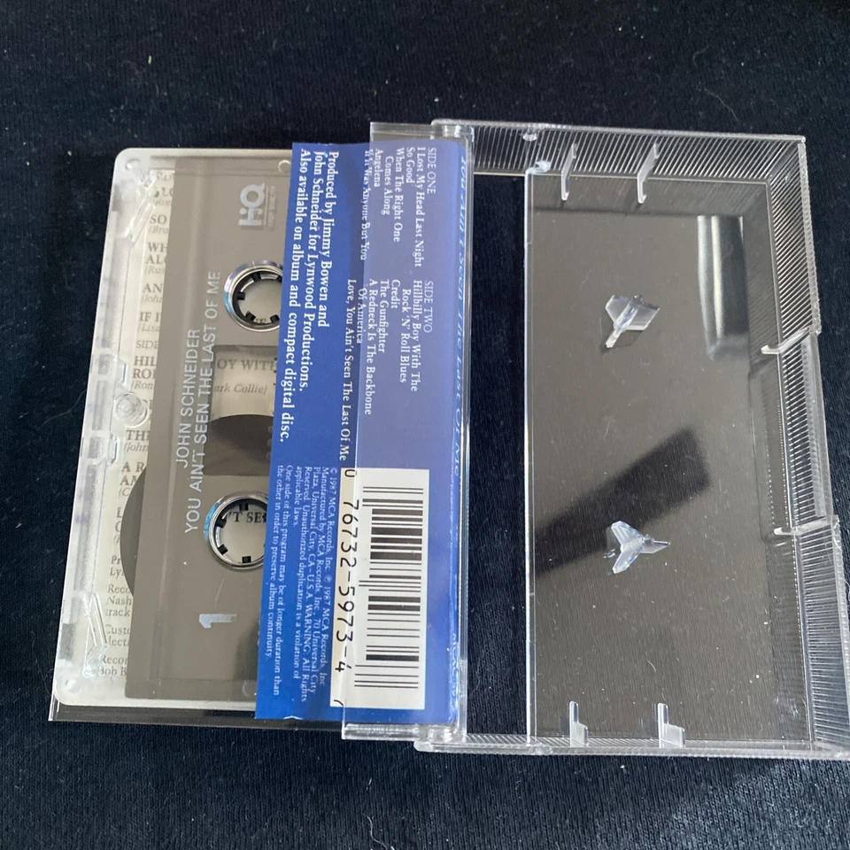 John Schneider ‎ You Aint Seen The Last Of Me Cassette Tape MCA Records ‎1987 - Image 2 of 4