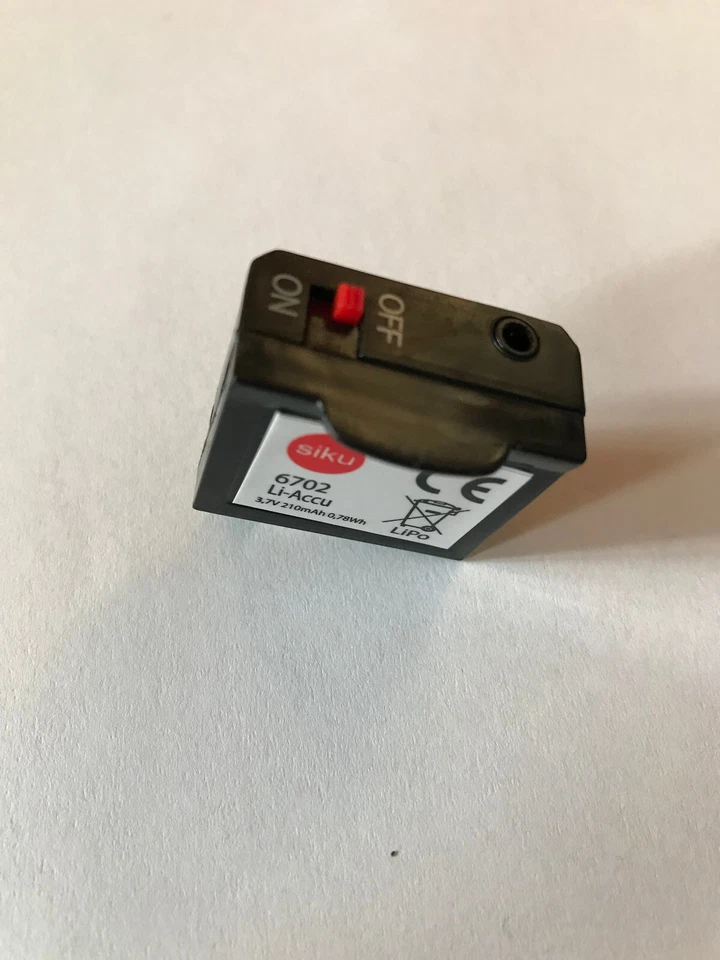Siku 6702 Ersatzteil 1 Ersatz Akku Siku Control Serie 1:32 NEU 3,7V 0,78 Wh - Bild 3 von 4