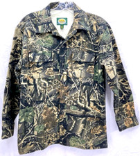 Cabela's Camo Seclusion 3D Hunting For Kids Button Up Heavy Duty Jacket Youth 14