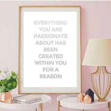 Quote Inspirational Positive Instant Download Printable Digital Wall Art Decor