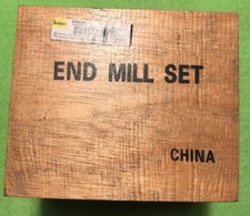 Interstate 3/16 to 3/4" 2, 4 Flute Square End Mill Set 92000439