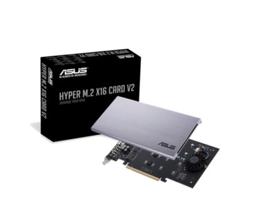 Asus HYPER M.2 X16 CARD V2 M.2 to PCI Express Adapter  FastShip Worldwide