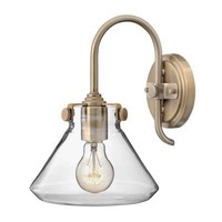 Elstead Congress Wandleuchte E27 29Cm GebüRstetes Karamell