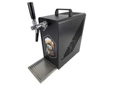 Spillatore birra Black Edition nero, refrigeratore a secco, erogatore per spillare birra