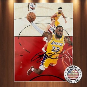lebron james autograph