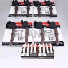 OEM Motorcraft 8 Ignition coil DG521 & 8 Spark Plug SP509 Fit Ford F150 4.6 5.4L
