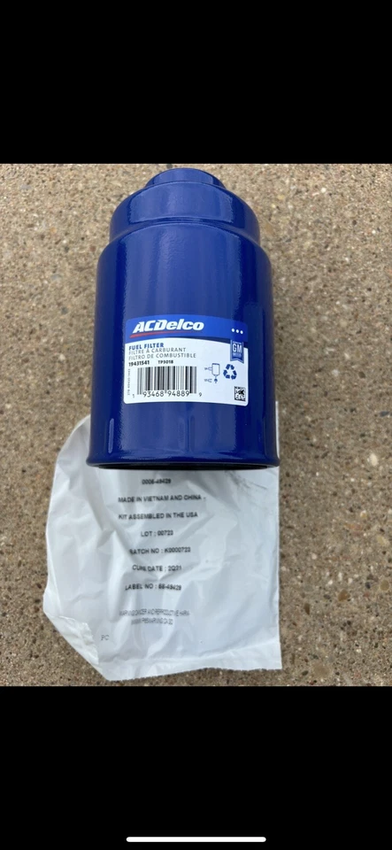 Filtro de combustible Delco 19431541 aire acondicionado gasolina nuevo para Chevy Express Van SaVana Chevrolet GMC Foto 2 de 4