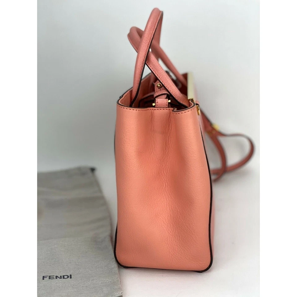 FENDI Vitello Elite Flamingo Petite 2Jours soft pink Ecstasy Hand Bag Ebay Live - Image 4 of 4