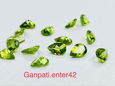Natural Peridot Faceted Pear Cut 9x6 MM Calibrated Size Loose Gemstone E
