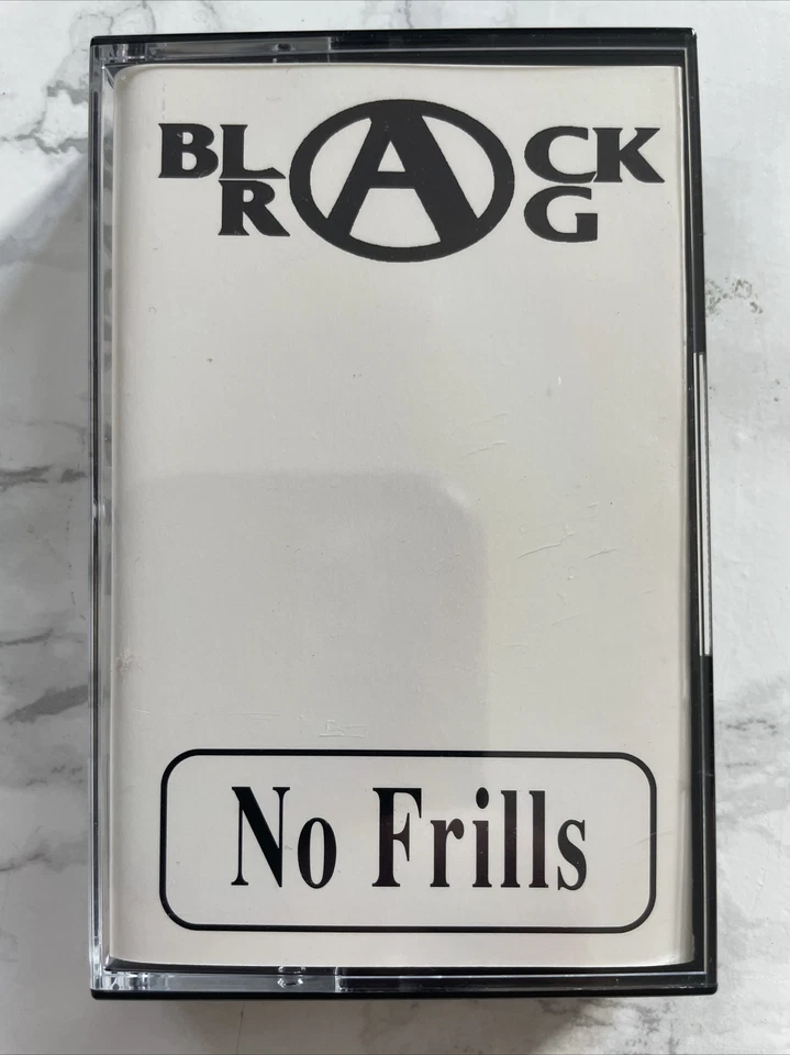 Black rag - no frills rare punk / hardcore cassette tape original EX / EX  - Imagen 2 de 4