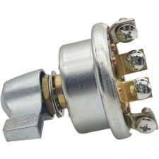 12V 50A 3 Position Forward Reverse Levered Rotary Switch 75712-04 On-Off-On DPDT