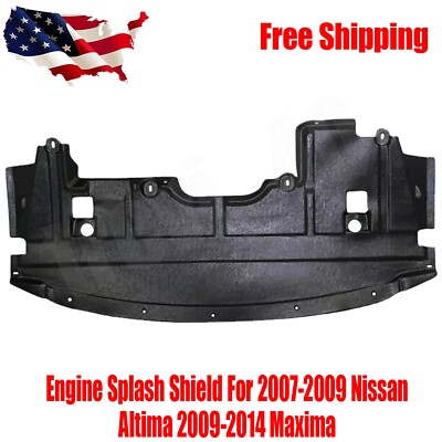 New Front Engine Splash Shield For 2007-2009 Nissan Altima 2009-2014 Maxima
