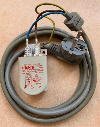 Netzkabel + Entstörfilter 9000565180  für Waschmaschine Bosch