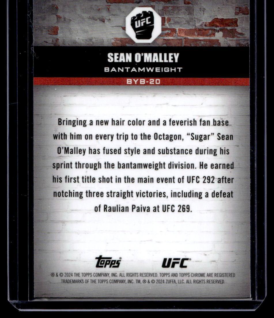 2024 Topps Chrome UFC #BYB-20 Sean O&rsquo;Malley Brick By Brick | eBay