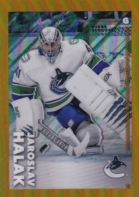 2022-23 Topps Chrome Gold Sticker #489 Jaroslav Halak /50 MADE