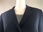 Dressbarn Travis Ayers Skirt Suit Women 12 Blue 3pc Shirt Sweater Blazer Career — photo 4