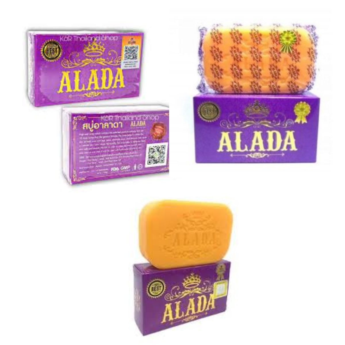 Soap Alada natural Face Body Authentic Naturally Reduce dark spots