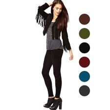 Nicole Miller Fleece Lined Footless Tights - Available in 6 Colors