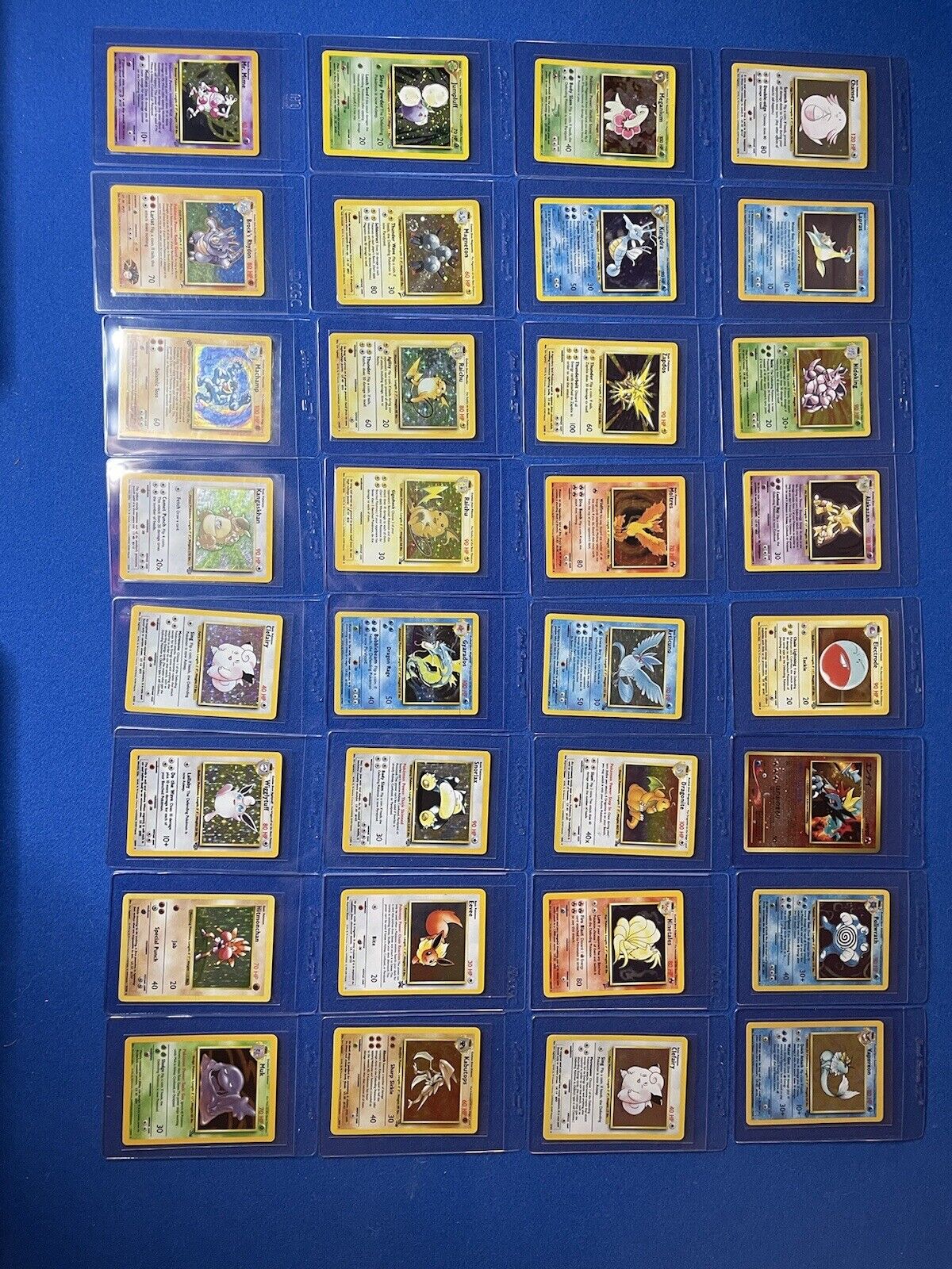 Vintage pokemon card ALL HOLO lot WOTC + NEO GENESIS MP/HP (some LP)