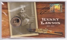 AUSTRALIAN PNC COVER: 2017 $1 HENRY LAWSON COIN  MID 2419