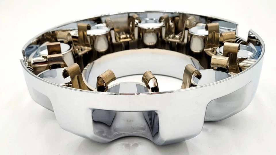 OEM 2017-2024 Ford F250 Super Duty Front Chrome 8 Lug Center Cap - HC3C-1A096-HC - Image 3 of 4