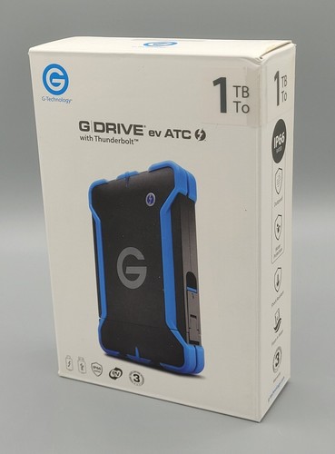 G-Technology 1TB G-DRIVE ev ATC with Thunderbolt/ All-Terrain Portable External - Picture 5 of 8