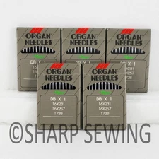 BROTHER 500 & 600 SERIES SERGER NEEDLES 16X257 #18 (50 EA) ORGAN 