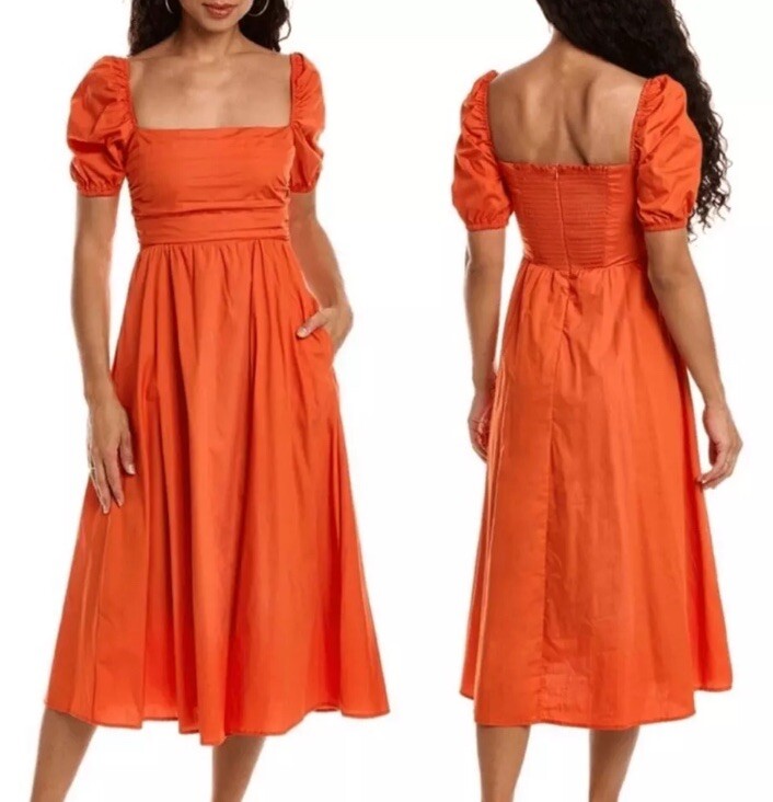 【新品未使用】Troncais Puff Sleeve Dress Sサイズ m*中様 【土日最終値下げ】Troncais Puff Sleeve Dress