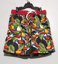 Boys Land's End Swim Trunks Size 5/6 EUC