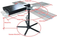16"x 16" Screen Printing Flash Dryer with 4 Platform Heating Machine T-shirt Dry