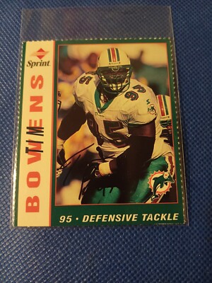 1998 TIM BOWENS SPRINT TELEPHONE NFL CARD #NNA MIAMI DOLPHINS OLE MISS REBELS