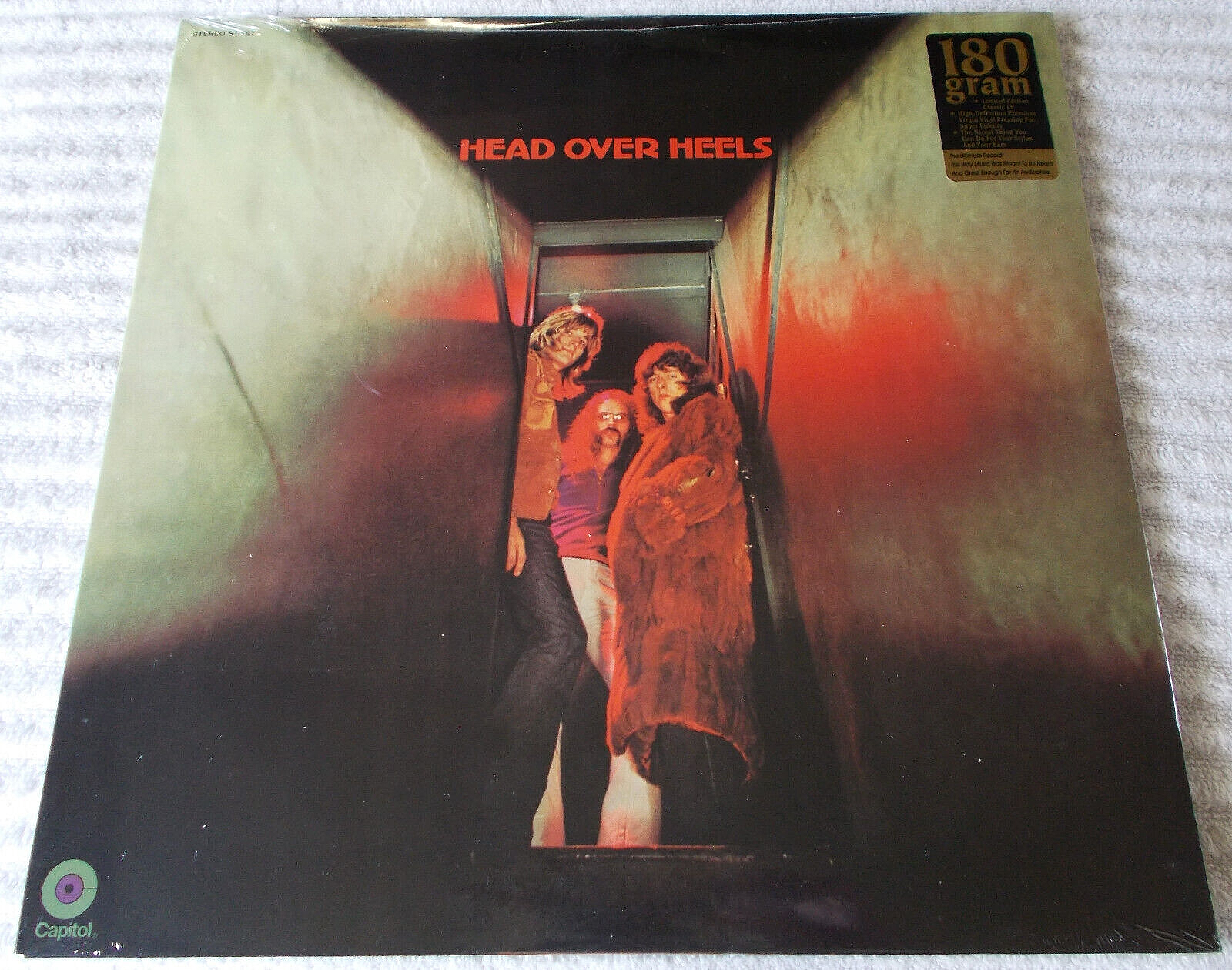 HEAD OVER HEELS - S/T 1971 DETROIT BASED POWER ROCK PROTO METAL TRIO 180g SLD LP
