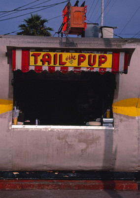 Tail O The Pup Los Angeles, California Vintage Old Photo 8.5x11 Reprints