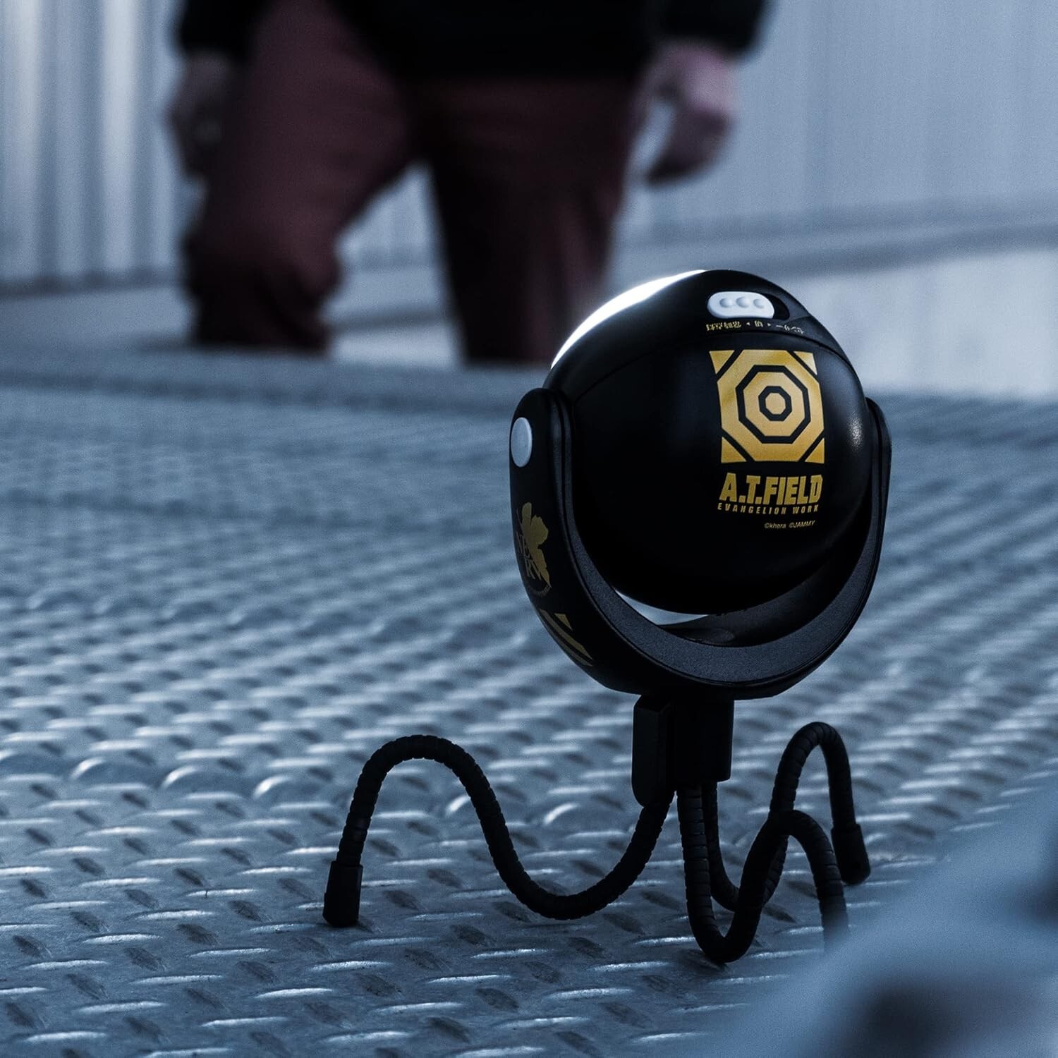 A.T.FIELD Evangelion Sensor Light NERV ATF-1701 Black ABS Resin 145g JAPAN NEW