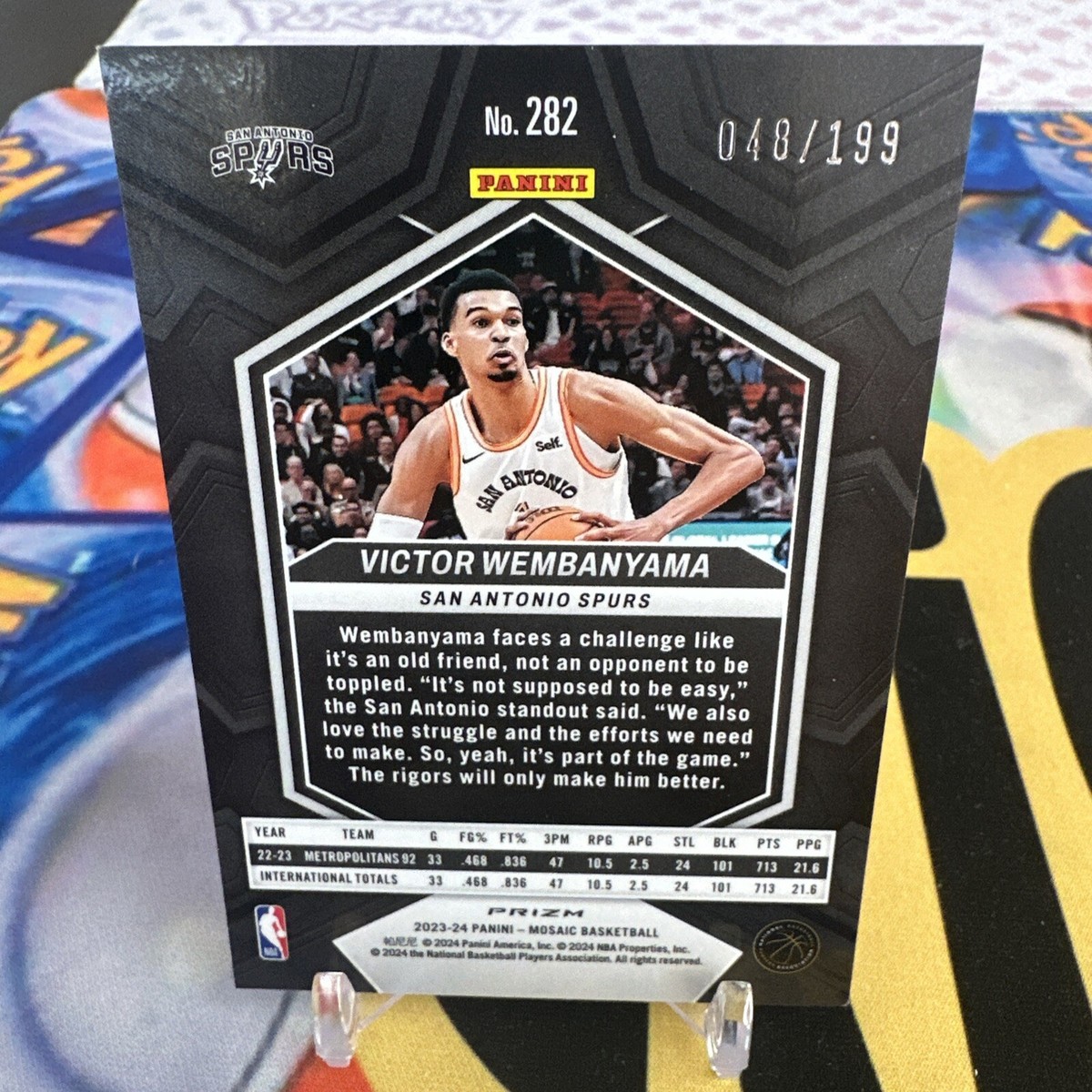 wembanyama 24枚限定 未開封 メトロポリタン wembanyama 24枚限定 未開封 メトロポリタン 2023-24 Panini
