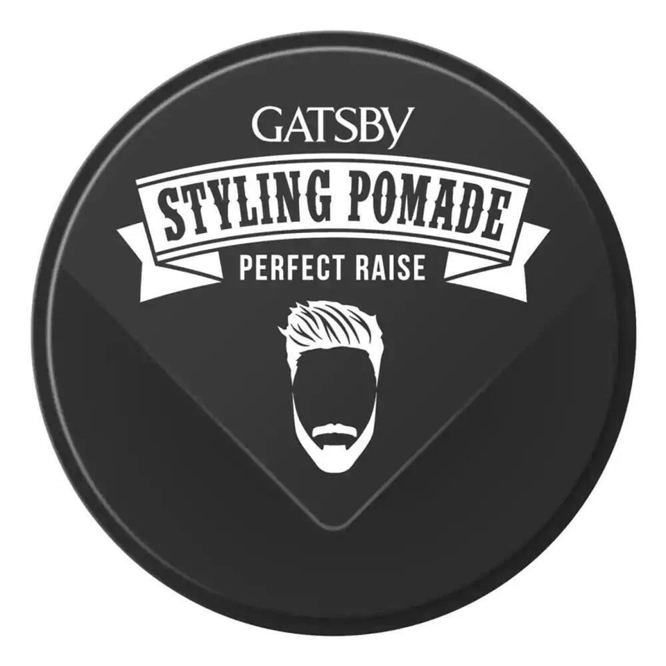 3 x 75g Gatsby Styling Pomade Perfect Rise Quality Perfect Hair Styling Gel - Image 4 of 4