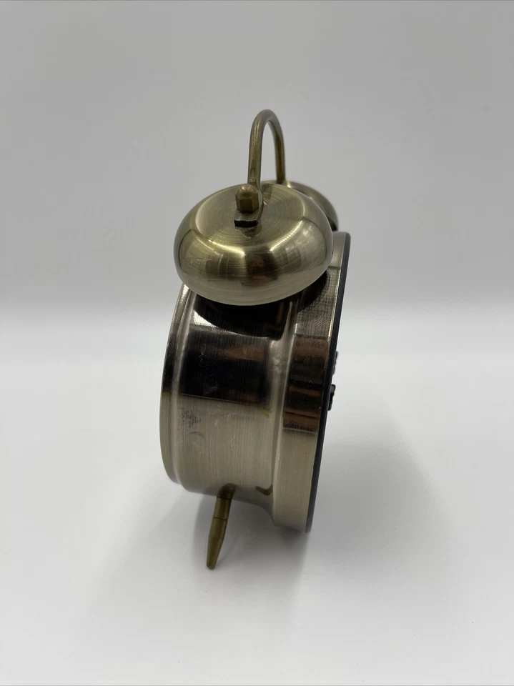 Peakeep Copper Metal Twin Bell Loud Alarm Clock 6”For Heavy Sleepers #002 - Image 4 of 4