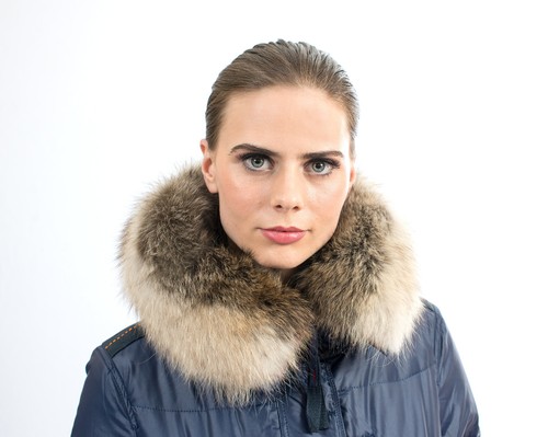 Piumino Designers Parka Пуховик con finitura pelliccia di volpe $895 Nuovo con etichette - Foto 2 di 11