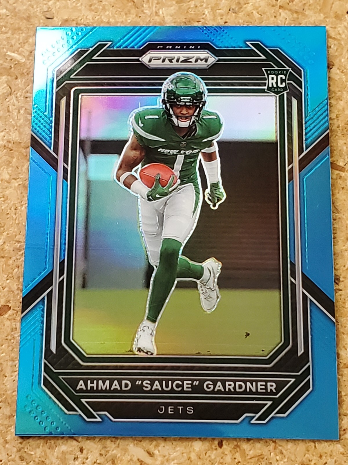 Ahmad Sauce Gardner 2022 Panini Prizm Rookie Light Blue Parallel RC #341 Jets