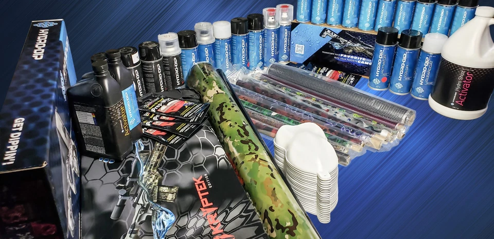 Kit combinado activador de película Hydro Dip maderas duras 1 camuflaje Foto 4 de 4