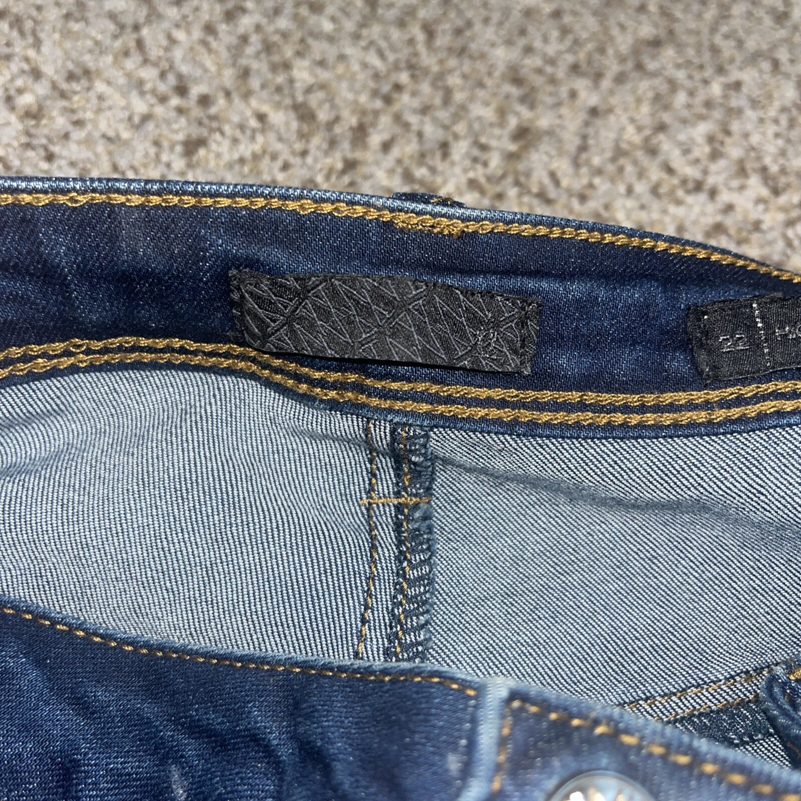 La La Anthony Women's Power Zip High Rise Skinny Jeans Blue Size 22 (36x32) - View 7