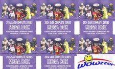 (6) 2024 Sage Football HUGE EXCLUSIVE Factory Sealed MEGA Box-24 AUTOS+552 RCS!