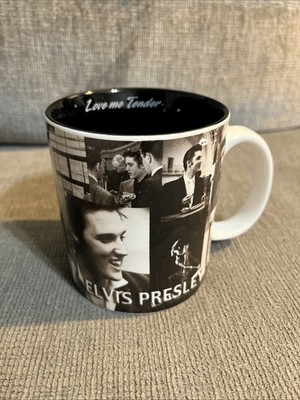 Elvis Presley Coffee Mug Love Me Tender Wertheimer Collection 12oz Cup 2003