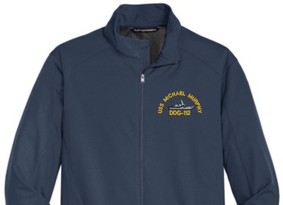 USS MICHAEL MURPHY DDG-112 Soft Shell Jacket.  New.  U.S. Navy