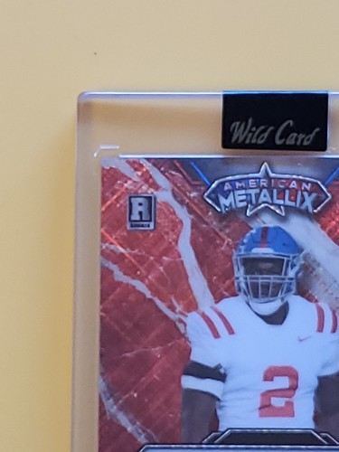 Cedric Johnson 2023 Wild Card #WMM-CJA American Metallix AUTO Rookie RC #1/12 - Picture 2 of 11